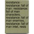 Resistance - Resistance: Fall Of Man: Resistance: Fall Of Man Characters, Resistance: Fall Of Man Enemies, Resistance: Fall Of Man Intel, Resis