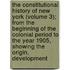 The Constitutional History Of New York (Volume 3); From The Beginning Of The Colonial Period To The Year 1905, Showing The Origin, Development