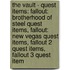 The Vault - Quest Items: Fallout: Brotherhood Of Steel Quest Items, Fallout: New Vegas Quest Items, Fallout 2 Quest Items, Fallout 3 Quest Item