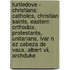 Turtledove - Christians: Catholics, Christian Saints, Eastern Orthodox, Protestants, Unitarians, Lvar N Ez Cabeza De Vaca, Albert Vii, Archduke