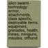 Alien Swarm - Technology: Armor, Attachments, Class Specific, Deployable Items, Equipment, Grenades, Health, Mines, Miniguns, Missiles, Offhand