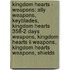 Kingdom Hearts - Weapons: Ally Weapons, Keyblades, Kingdom Hearts 358-2 Days Weapons, Kingdom Hearts Ii Weapons, Kingdom Hearts Weapons, Shields