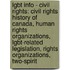 Lgbt Info - Civil Rights: Civil Rights History Of Canada, Human Rights Organizations, Lgbt-Related Legislation, Rights Organizations, Two-Spirit