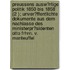 Preussens Ausw?Rtige Politik 1850 Bis 1858 (2 ); Unver?Ffentlichte Dokumente Aus Dem Nachlasse Des Ministerpr?Sidenten Otto Frhrn. V. Manteuffel