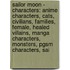 Sailor Moon - Characters: Anime Characters, Cats, Civilians, Families, Female, Healed Villains, Manga Characters, Monsters, Pgsm Characters, Sai