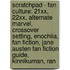 Scratchpad - Fan Culture: 21Xx, 22Xx, Alternate Marvel, Crossover Setting, Enochiia, Fan Fiction, Jane Austen Fan Fiction Guide, Kinnikuman, Ran