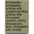 Brickipedia - Brickipedia: Articles With Conjectural Titles, Articles With Fan-Based Content, Article Discussions, Bots, Brickipedia Ads, Brickip
