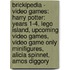 Brickipedia - Video Games: Harry Potter: Years 1-4, Lego Island, Upcoming Video Games, Video Game Only Minifigures, Alicia Spinnet, Amos Diggory