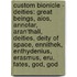 Custom Bionicle - Deities: Great Beings, Aios, Annotar, Aran'Thall, Deities, Deity Of Space, Ennithek, Enthydenius, Erasmus, Eru, Fates, God, God