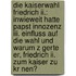 Die Kaiserwahl Friedrich Ii.: Inwieweit Hatte Papst Innozenz Iii. Einfluss Auf Die Wahl Und Warum Z Gerte Er, Friedrich Ii. Zum Kaiser Zu Kr Nen?