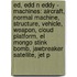 Ed, Edd N Eddy - Machines: Aircraft, Normal Machine, Structure, Vehicle, Weapon, Cloud Platform, El Mongo Stink Bomb, Jawbreaker Satellite, Jet P