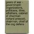 Gears Of War - Government: Organizations, Politicans, Titles, Allfathers, Cabinet Of Chairman Richard Prescott, Chairman, Chief Of The Cog Defens