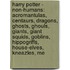 Harry Potter - Non-Humans: Acromantulas, Centaurs, Dragons, Ghosts, Ghouls, Giants, Giant Squids, Goblins, Hippogriffs, House-Elves, Kneazles, Me