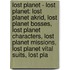 Lost Planet - Lost Planet: Lost Planet Akrid, Lost Planet Bosses, Lost Planet Characters, Lost Planet Missions, Lost Planet Vital Suits, Lost Pla