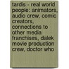 Tardis - Real World People: Animators, Audio Crew, Comic Creators, Connections To Other Media Franchises, Dalek Movie Production Crew, Doctor Who door Source Wikia