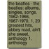 The Beatles - The Beatles: Albums, Singles, Songs, 1962-1966, 1967-1970, 1, 20 Greatest Hits, Abbey Road, Ain't She Sweet, Anthology 1, Anthology