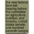 The New Federal Farm Bill: Hearing Before The Committee On Agriculture, Nutrition, And Forestry, United States Senate, One Hundred Seventh Congre