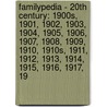 Familypedia - 20Th Century: 1900S, 1901, 1902, 1903, 1904, 1905, 1906, 1907, 1908, 1909, 1910, 1910S, 1911, 1912, 1913, 1914, 1915, 1916, 1917, 19 by Source Wikia