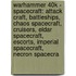 Warhammer 40K - Spacecraft: Attack Craft, Battleships, Chaos Spacecraft, Cruisers, Eldar Spacecraft, Escorts, Imperial Spacecraft, Necron Spacecra