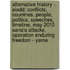 Alternative History - Siadd: Conflicts, Countries, People, Politics, Speeches, Timeline, May 2010 Sana'a Attacks, Operation Enduring Freedom - Yeme