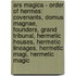 Ars Magica - Order Of Hermes: Covenants, Domus Magnae, Founders, Grand Tribunal, Hermetic Houses, Hermetic Lineages, Hermetic Magi, Hermetic Magic