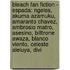 Bleach Fan Fiction - Espada: Ngeles, Akuma Azamuku, Amaranto Chavez, Ambrosio Matro, Asesino, Billtrone Awaza, Blanco Viento, Celeste Aleluya, Divi