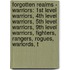 Forgotten Realms - Warriors: 1St Level Warriors, 4Th Level Warriors, 5Th Level Warriors, 9Th Level Warriors, Fighters, Rangers, Rogues, Warlords, T