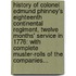 History Of Colonel Edmund Phinney's Eighteenth Continental Regiment, Twelve Months' Service In 1776: With Complete Muster-Rolls Of The Companies...