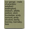 Our Ganga - Male Characters: Adelbert Wallingford, Alabam, Alfalfa Switzer, Alvin Buckelew, Andy Samuel, Andy Shuford, Banty, Barclay, Barnaby, Bee door Source Wikia