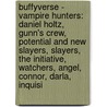 Buffyverse - Vampire Hunters: Daniel Holtz, Gunn's Crew, Potential And New Slayers, Slayers, The Initiative, Watchers, Angel, Connor, Darla, Inquisi door Source Wikia