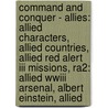 Command And Conquer - Allies: Allied Characters, Allied Countries, Allied Red Alert Iii Missions, Ra2: Allied Wwiii Arsenal, Albert Einstein, Allied door Source Wikia