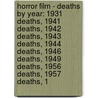 Horror Film - Deaths By Year: 1931 Deaths, 1941 Deaths, 1942 Deaths, 1943 Deaths, 1944 Deaths, 1946 Deaths, 1949 Deaths, 1956 Deaths, 1957 Deaths, 1 door Source Wikia