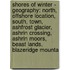 Shores Of Winter - Geography: North, Offshore Location, South, Town, Ashfrost Glacier, Ashrin Crossing, Ashrin Moors, Beast Lands, Blazeridge Mounta