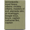 Wickedpedia - Most Heavy Villains: Chubby Villains, Masters Of Evil, Alameda Slim, Al Mcwhiggin, Beagle Boys, Bruce, Captain Nathaniel Flint, Captain door Source Wikia