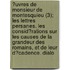 ?Uvres De Monsieur De Montesquieu (3); Les Lettres Persanes. Les Consid?Rations Sur Les Causes De La Grandeur Des Romains, Et De Leur D?Cadence. Dialo