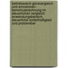 Betriebsverm Gensvergleich Und Einnahmen- Berschussrechnung Im Steuerlichen Vergleich: Anwendungsbereich, Steuerliche Vorteilhaftigkeit Und Problember by Jan Daniel Witten