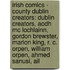 Irish Comics - County Dublin Creators: Dublin Creators, Aodh Mc Lochlainn, Gordon Brewster, Marion King, R. C. Orpen, William Orpen, Ahmed Sanusi, Ail