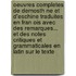 Oeuvres Completes De Demosth Ne Et D'Eschine Traduites En Fran Ois Avec Des Remarques... Et Des Notes Critiques Et Grammaticales En Latin Sur Le Texte
