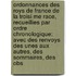 Ordonnances Des Roys De France De La Troisi Me Race, Recueillies Par Ordre Chronologique: Avec Des Renvoys Des Unes Aux Autres, Des Sommaires, Des Obs