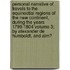 Personal Narrative Of Travels To The Equinoctial Regions Of The New Continent, During The Years 1799-1804 Volume 3; By Atexander De Humboldt, And Aim?