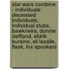 Star Wars Combine - Individuals: Deceased Individuals, Individual Stubs, Bawkneira, Donnie Deffland, Eldrik Kuraine, Eli Lasalle, Flask, Fox Spookers by Source Wikia