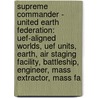 Supreme Commander - United Earth Federation: Uef-Aligned Worlds, Uef Units, Earth, Air Staging Facility, Battleship, Engineer, Mass Extractor, Mass Fa by Source Wikia