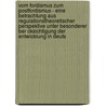 Vom Fordismus Zum Postfordismus - Eine Betrachtung Aus Regulationstheoretischer Perspektive Unter Besonderer Ber Cksichtigung Der Entwicklung In Deuts door Holger Klahn