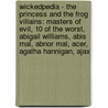 Wickedpedia - The Princess And The Frog Villains: Masters Of Evil, 10 Of The Worst, Abigail Williams, Abis Mal, Abnor Mal, Acer, Agatha Hannigan, Ajax by Source Wikia