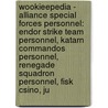 Wookieepedia - Alliance Special Forces Personnel: Endor Strike Team Personnel, Katarn Commandos Personnel, Renegade Squadron Personnel, Fisk Csino, Ju by Source Wikia