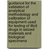 Guidance For The Validation Of Analytical Methodology And Calibration Of Equipment Used For Testing Of Illicit Drugs In Seized Materials And Biological Specimens by United Nations