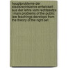 Hauptprobleme Der Staatsrechtslehre Entwickelt Aus Der Lehre Vom Rechtssatze / Main Problems of the Public Law Teachings Develops from the Theory of the Right Set door Hans Kelsen