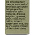 The American Farm Book; Or Compend Of American Agriculture Being A Practical Treatise On Soils, Manures, Draining, Irrigation, Grasses, Grain, Roots, Fruits, Cotton, Tobacco, Sugar Cane, Rice, And Every Staple Product Of The United States