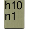 H10 N1 door M.R. Cornelius