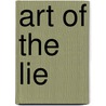 Art of the Lie door Delphine Dryden